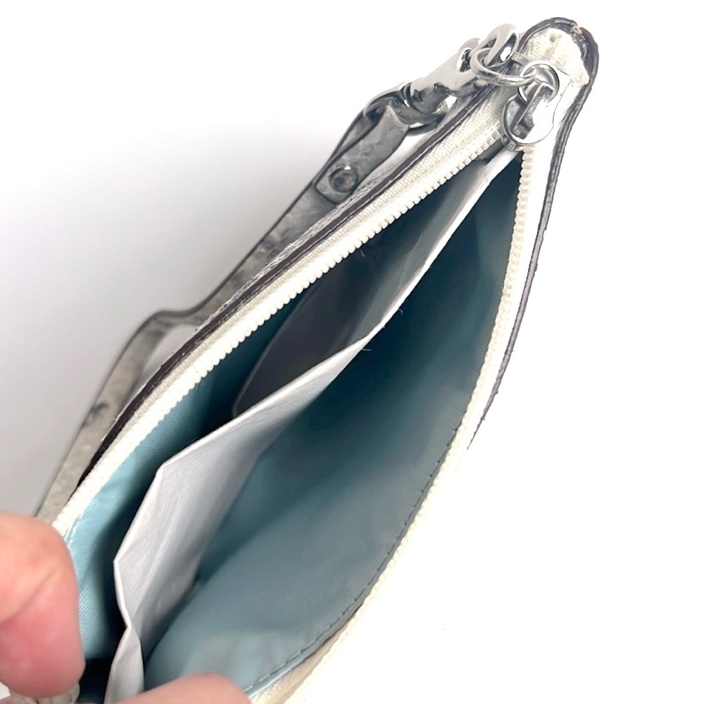 NWT Coach Silver Python Wristlet, size 6.5”x 4” - Picture 4 of 4